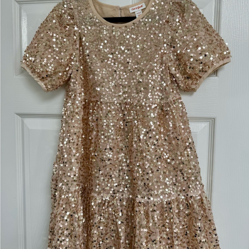 Short-Sleeve Sequin Dress from Cat & Jack some M (7/8)